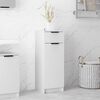 vidaXL Ντουλάπι Μπάνιου Γυαλιστερό Λευκό 32x33,5x90 εκ. Επεξεργ. Ξύλο