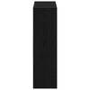 vidaXL Ντουλάπι βιβλίων Μαύρη βελανιδιά 97,5x29,5x100 cm