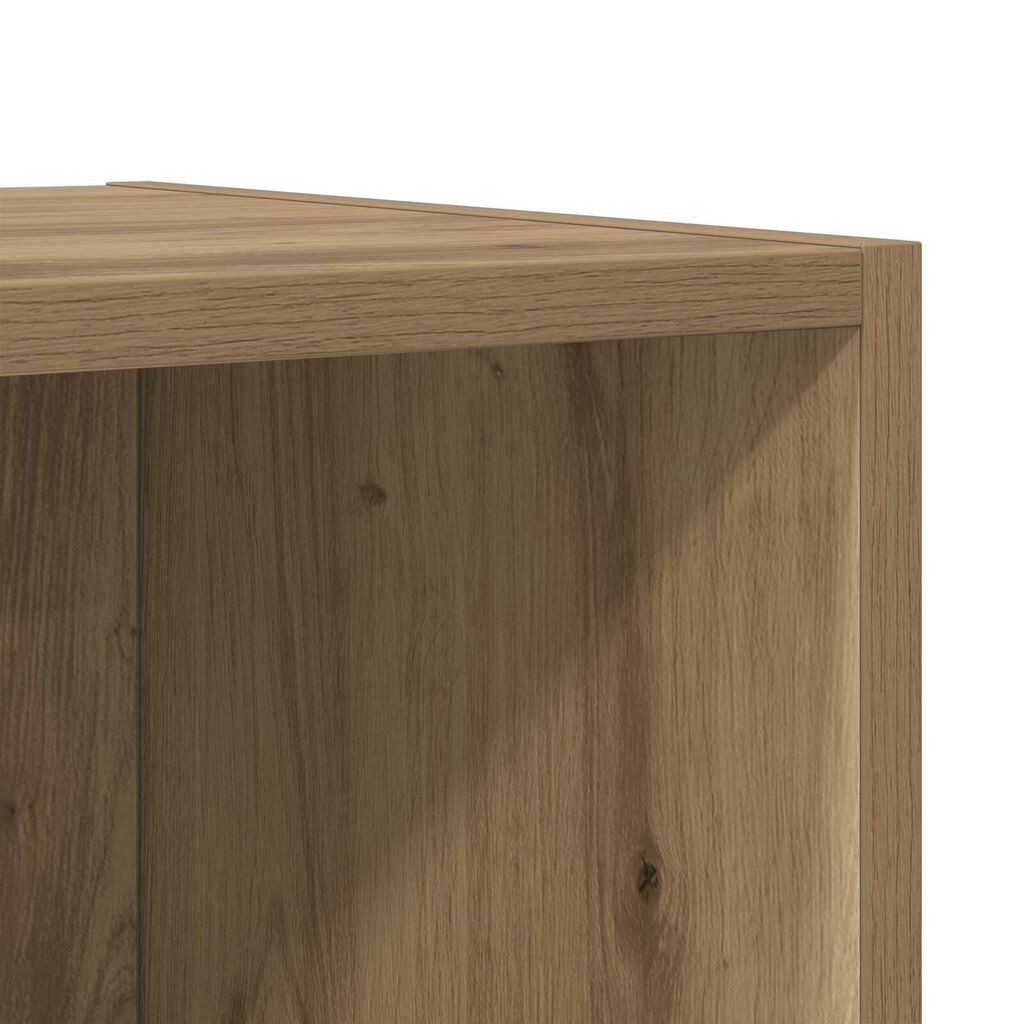 vidaXL Τηλεοπτική Κάβα Τοίχου 4 pcs artisan δρυς 37 x 37 x 72 εκ
