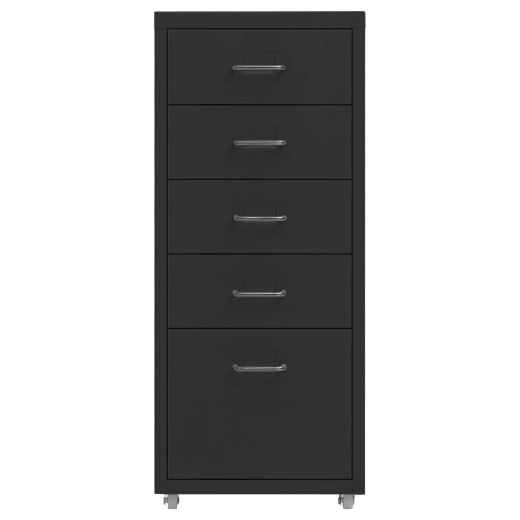 vidaXL Αρχειοθήκη Φορητή Λευκή 28 x 41 x 69 εκ. Μεταλλική