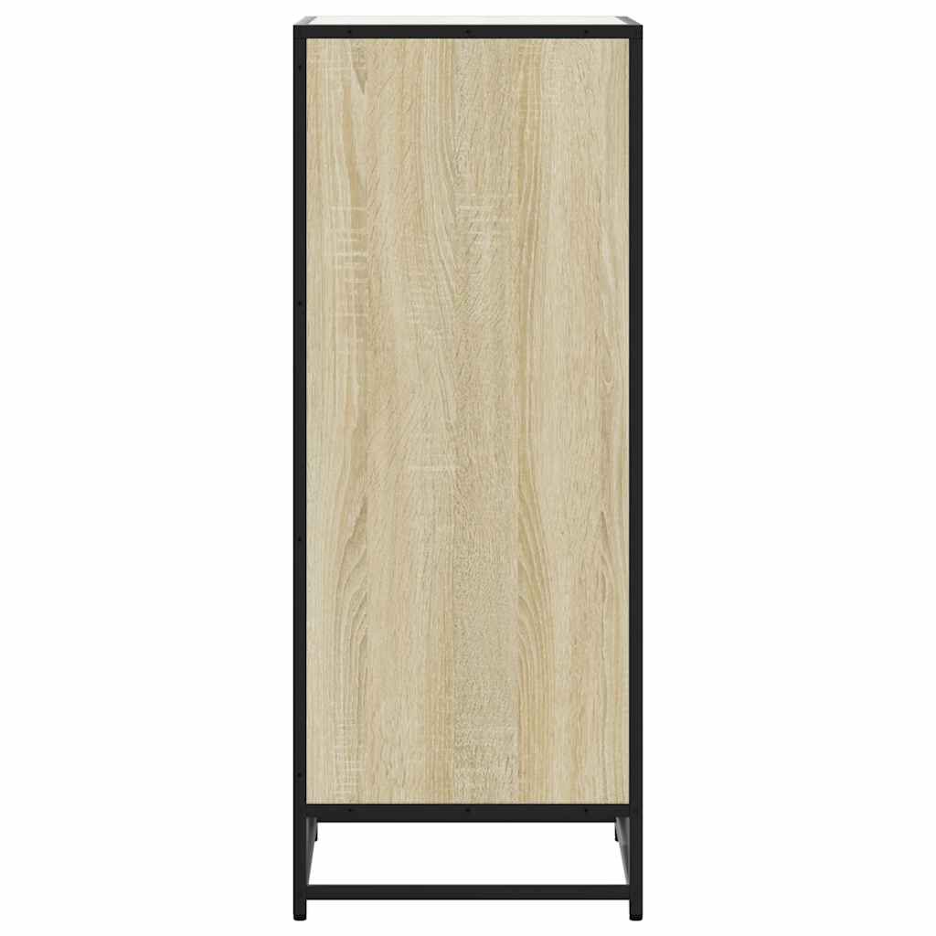 vidaXL Παπουτσοθήκη Sonoma Δρυς 48x38x97,5 εκ. από Επεξεργασμένο Ξύλο