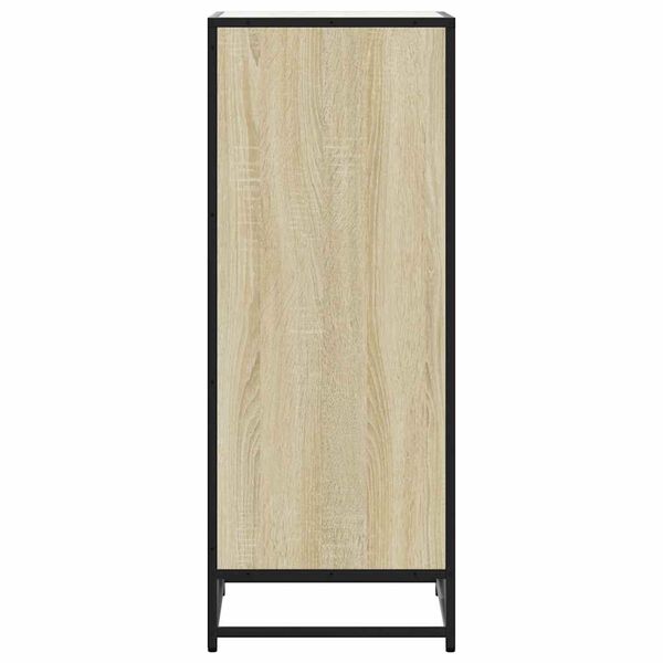 vidaXL Παπουτσοθήκη Sonoma Δρυς 48x38x97,5 εκ. από Επεξεργασμένο Ξύλο