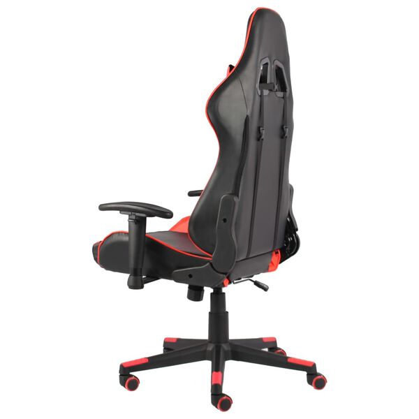 vidaXL Καρέκλα Gaming Περιστρεφόμενη Κόκκινη PVC