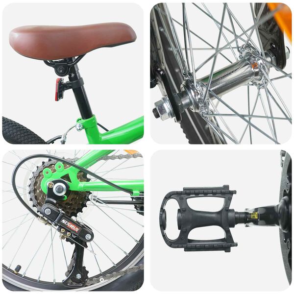 vidaXL Kids Mountain Bike 20 ί&nu;&tau;&sigma;&epsilon;&sigmaf; 6-Speed &gamma;&iota;&alpha; &pi;&alpha;&iota;&delta;&iota;ά 5-8 &epsilon;&tau;ώ&nu;