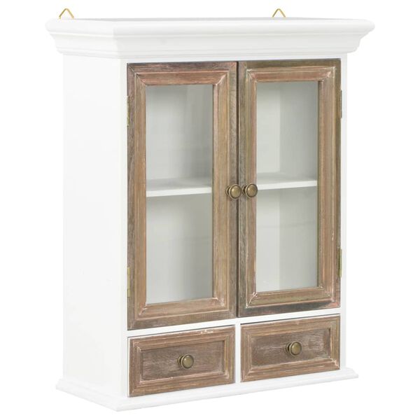 vidaXL Ντουλάπι Τοίχου Λευκό 49 x 22 x 59 εκ. από Επεξεργασμένο Ξύλο