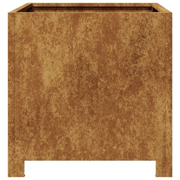 vidaXL Ζαρντινιέρα Κήπου 40x40x40 εκ. Ατσάλι σκληρυθέν στον αέρα
