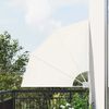 vidaXL Αδιάφανο σκίαστρο μπαλκονιού Κρεμ 115 x 115 εκ ύφασμα