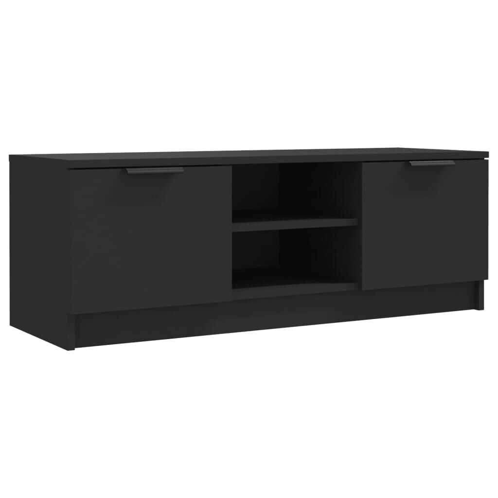 vidaXL Έπιπλο Τηλεόρασης Μαύρο 102x35x36,5 εκ. Επεξεργασμένο Ξύλο