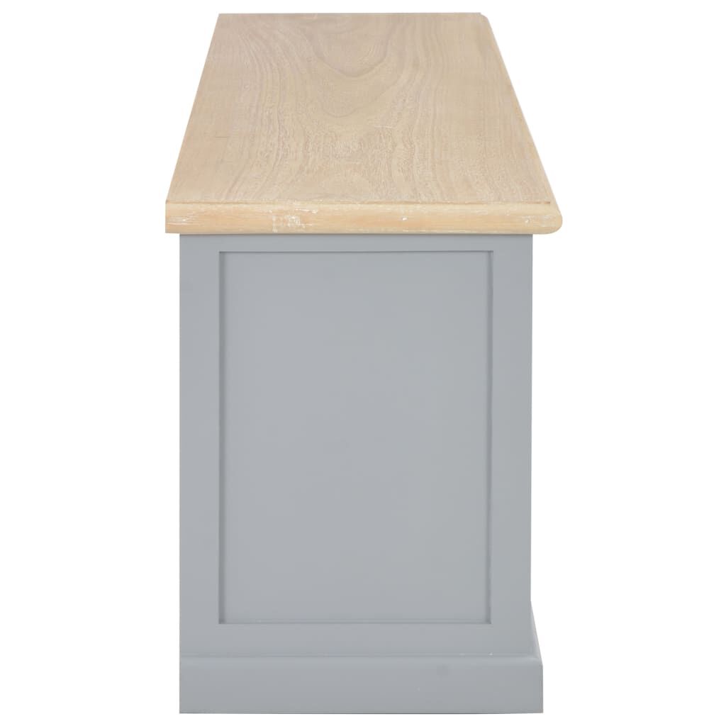 vidaXL Έπιπλο Τηλεόρασης Γκρι 120 x 30 x 40 εκ. Ξύλινο