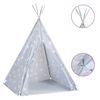 vidaXL &Sigma;&kappa;&eta;&nu;ή Teepee &Pi;&alpha;&iota;&delta;&iota;&kappa;ή &Gamma;&kappa;&rho;&iota; 115x115x160 &epsilon;&kappa;. &Pi;&omicron;&lambda;&upsilon;&epsilon;&sigma;&tau;&epsilon;&rho;&iota;&kappa;ή &mu;&epsilon; &Sigma;ά&kappa;&omicron;