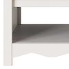 vidaXL Τραπεζάκι σαλονιού με συρτάρι Drammen Λευκό 99 x 55 x 45 εκ.