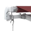 vidaXL Τέντα Πτυσσόμενη Χειροκίνητη Μπορντό 400x300 εκ.