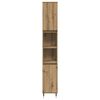 vidaXL Ντουλάπι μπάνιου Δρυς τεχνίτης 30x30x190 cm Κατασκευασμένο ξύλο