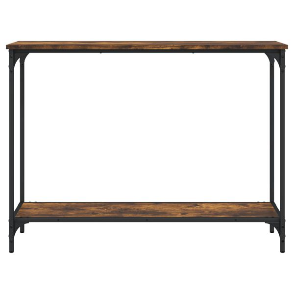 vidaXL Τραπέζι Κονσόλα Καπνιστή Δρυς 101x30,5x75εκ. Επεξεργασμένο Ξύλο