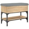 vidaXL Παπουτσοθήκη Sonoma Δρυς 62x32x45 εκ. από Επεξεργασμένο Ξύλο