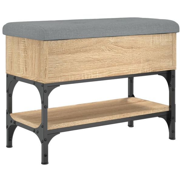 vidaXL Παπουτσοθήκη Sonoma Δρυς 62x32x45 εκ. από Επεξεργασμένο Ξύλο