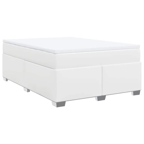 vidaXL &Kappa;&rho;&epsilon;&beta;ά&tau;&iota; Boxspring &mu;&epsilon; &Sigma;&tau;&rho;ώ&mu;&alpha; &Lambda;&epsilon;&upsilon;&kappa;ό 160x200&epsilon;&kappa;.&alpha;&pi;ό &Sigma;&upsilon;&nu;&theta;&epsilon;&tau;&iota;&kappa;ό &Delta;έ&rho;&mu;&alpha;