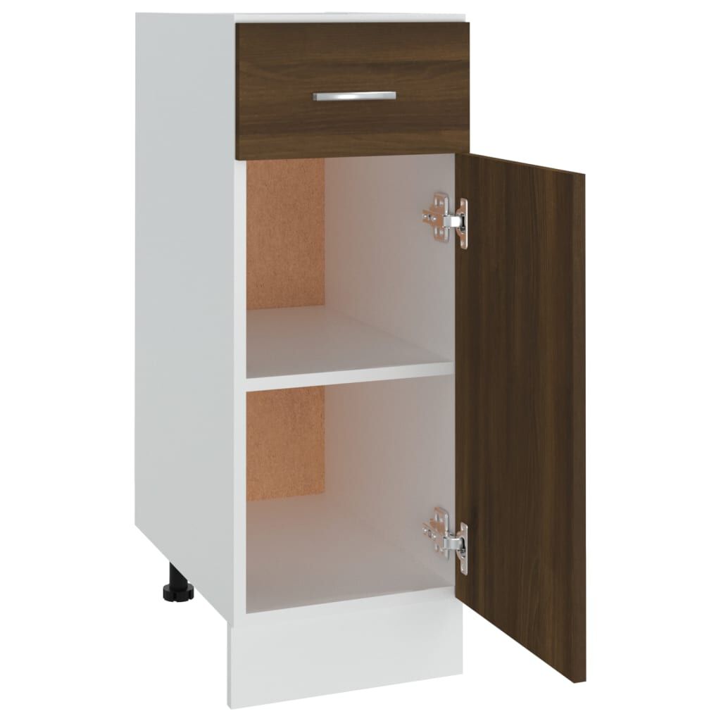 vidaXL Έπιπλο Με Συρτάρι Lyon Καφέ Δρυς 30 x 46 x 81,5εκ.
