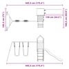 vidaXL Παιδική Χαρά Εξωτερικού Χώρου από Μασίφ Ξύλο Ψευδοτσούγκας