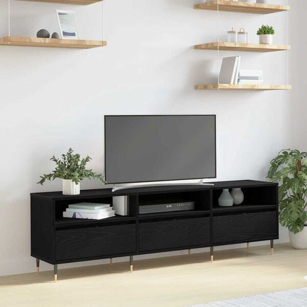 vidaXL &Nu;&tau;&omicron;&upsilon;&lambda;ά&pi;&iota; TV &Mu;&alpha;ύ&rho;&eta; &Omicron;&xi;&upsilon;ά 150 x 30 x 45 &epsilon;&kappa; &Epsilon;&pi;&epsilon;&xi;&epsilon;&rho;&gamma;&alpha;&sigma;&mu;έ&nu;&omicron; &xi;ύ&lambda;&omicron;
