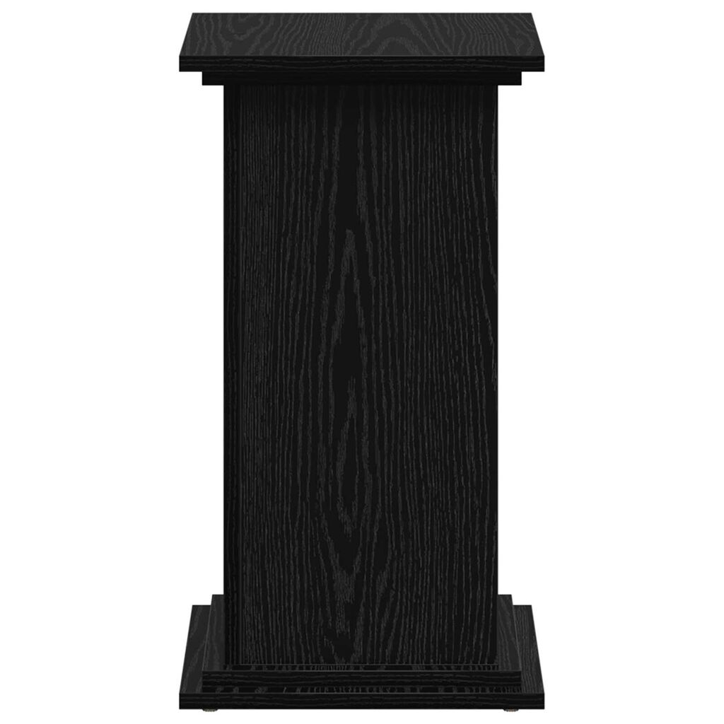vidaXL Βάση Φυτών Μαύρης Δρυός 33x33x60 εκ. Φτιαγμένο από Ξύλο