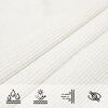 vidaXL Πανί Σκίασης Λευκό 3 x 3 x 4,2 μ. από HDPE 160 γρ/μ²