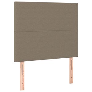 vidaXL Κεφαλάρια Κρεβατιού 2 τεμ. Taupe 80 x 5 x 78/88 εκ. Υφασμάτινο