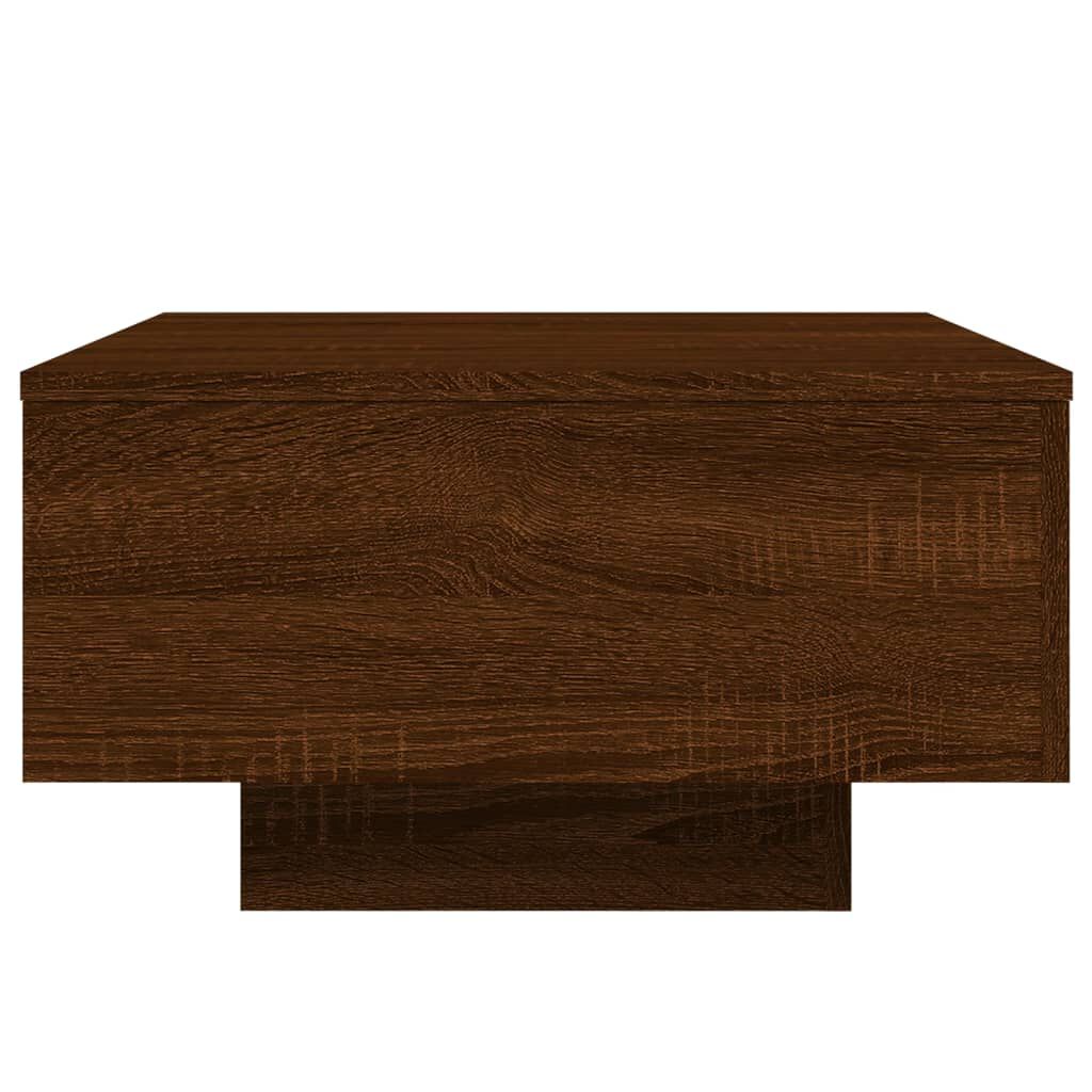 vidaXL Τραπεζάκι Σαλονιού Καφέ Δρυς 55x55x31 εκ. Επεξεργασμ. Ξύλο