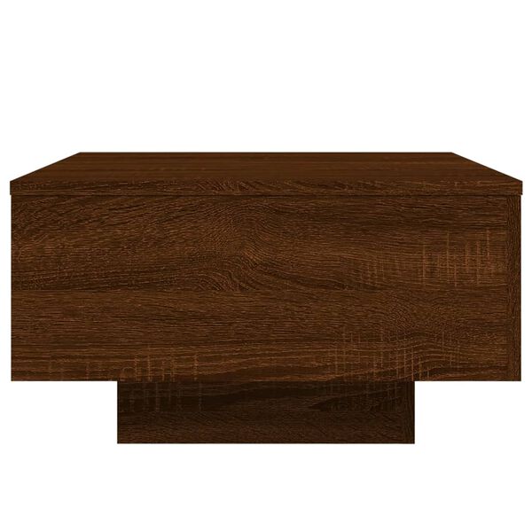 vidaXL Τραπεζάκι Σαλονιού Καφέ Δρυς 55x55x31 εκ. Επεξεργασμ. Ξύλο