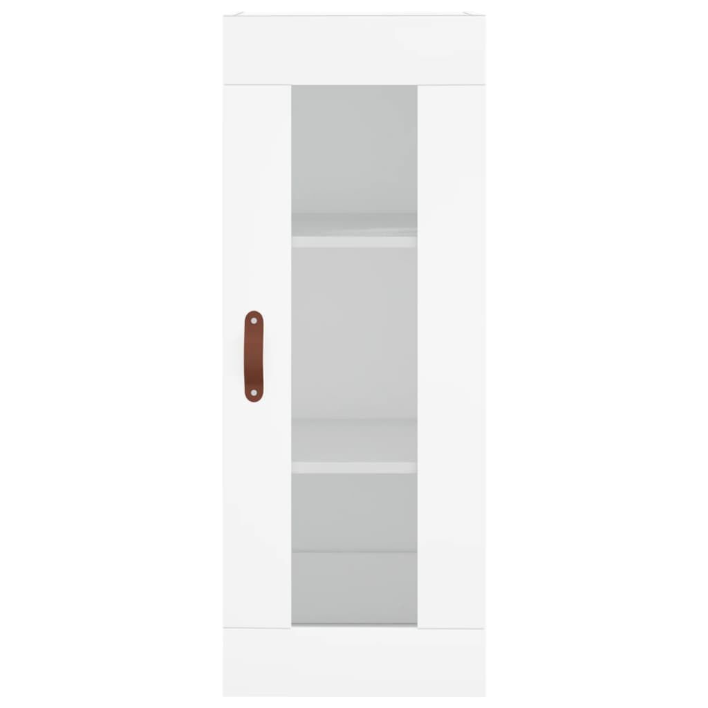 vidaXL Ντουλάπι Λευκό 34,5 x 34 x 180 εκ. από Επεξεργασμένο Ξύλο