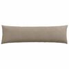 vidaXL Μαξιλάρι Καναπέ 2 pcs Taupe 145 x 40 εκ. ύφασμα