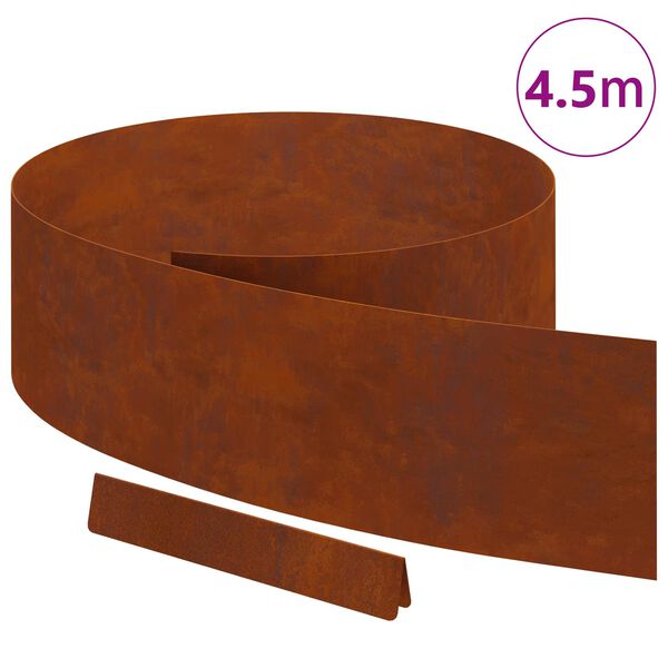 vidaXL &Pi;&epsilon;&rho;ί&gamma;&rho;&alpha;&mu;&mu;&alpha; &gamma;&kappa;&alpha;&zeta;ό&nu; &Sigma;&kappa; rusty 450 x 0.05 x 15 &epsilon;&kappa;