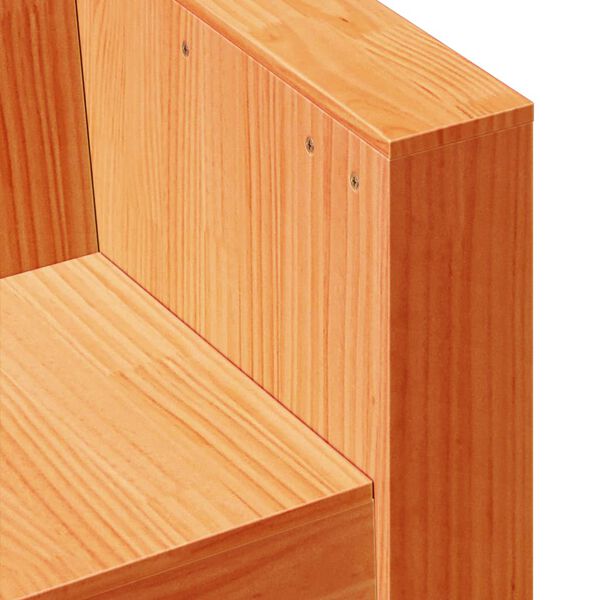 vidaXL Καναπές Κήπου Καφέ Κεριού 79x60x62 εκ. από Μασίφ Ξύλο Πεύκου