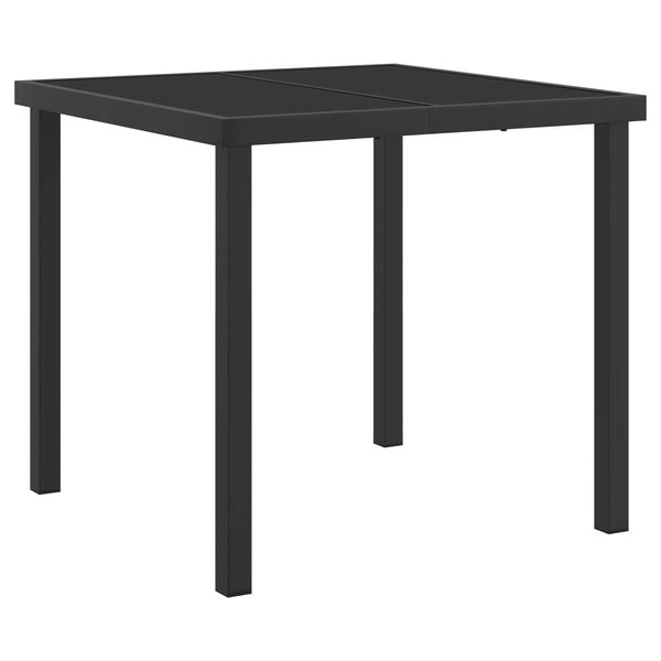 vidaXL Ρυθμιζόμενες Καρέκλες Κήπου 5 pcs Μαύρο 160 x 80 x 73 εκ