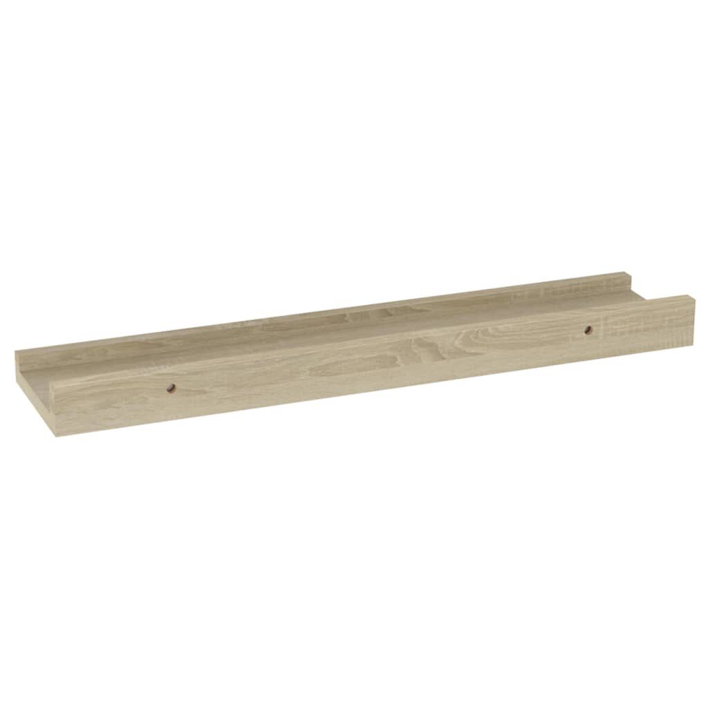 vidaXL Ράφια Τοίχου 2 τεμ. Sonoma Δρυς 40 x 9 x 3 εκ.