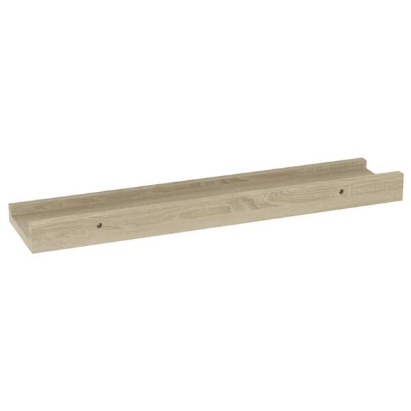 vidaXL Ράφια Τοίχου 2 τεμ. Sonoma Δρυς 40 x 9 x 3 εκ.