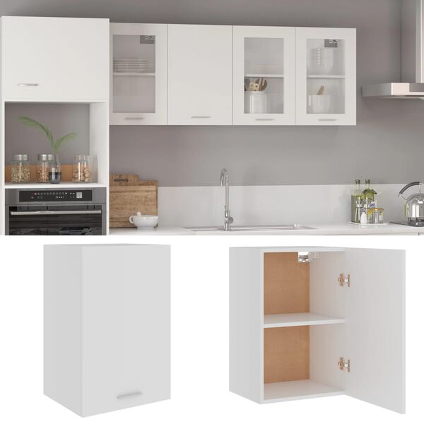 vidaXL Ντουλάπι Κρεμαστό Lyon Λευκό 39,5x31x60 εκ. από Επεξ. Ξύλο