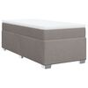vidaXL &Kappa;&rho;&epsilon;&beta;ά&tau;&iota; Boxspring &mu;&epsilon; &Sigma;&tau;&rho;ώ&mu;&alpha; Taupe 90x190 &epsilon;&kappa;.&Upsilon;&phi;&alpha;&sigma;&mu;ά&tau;&iota;&nu;&omicron;