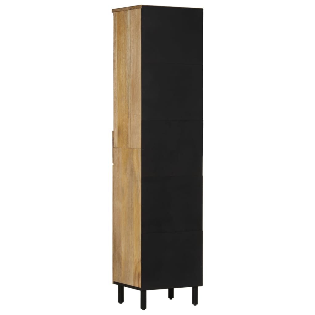 vidaXL Ντουλάπι Μπάνιου 38 x 33 x 160 εκ. από Μασίφ Ξύλο Μάνγκο