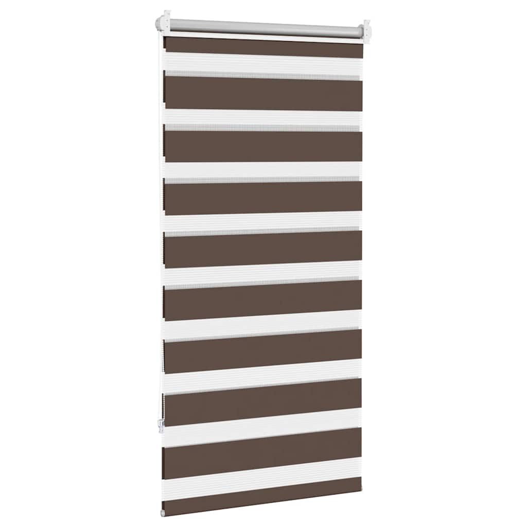 Σύστημα Σκίασης Ρόλερ Zebra Καφέ 60 x 120 εκ.