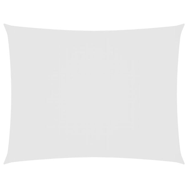 vidaXL Πανί Σκίασης Ορθογώνιο Λευκό 5 x 6 μ. από Ύφασμα Oxford