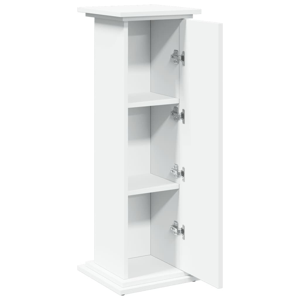vidaXL Βάση Οθόνης με Αποθ. Λευκή 31x30x90 εκ. Επεξεργασμένο Ξύλο