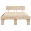vidaXL Σκελετός Κρεβατιού Καφέ 135 x 190 cm Μασίφ ξύλο πεύκου