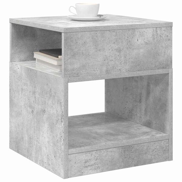 vidaXL End Table &Sigma;&kappa;&upsilon;&rho;ό&delta;&epsilon;&mu;&alpha; &Gamma;&kappa;&rho;&iota; 40,5 x 40 x 45 &epsilon;&kappa; &Epsilon;&pi;&epsilon;&xi;&epsilon;&rho;&gamma;&alpha;&sigma;&mu;έ&nu;&omicron; &xi;ύ&lambda;&omicron;