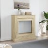 vidaXL Πλαίσιο Τζακιού Sonoma Δρυς 90x30x90 εκ. από Επεξ. Ξύλο