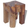 vidaXL Σκαμπό από Μασίφ Ξύλο Teak