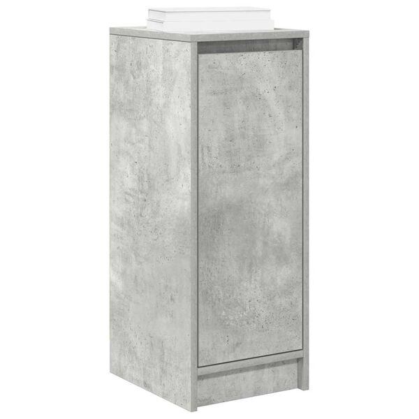 vidaXL Παπουτσοθήκη Γκρι Σκυροδέματος 29,5x34x76εκ. Επεξεργασμένο Ξύλο