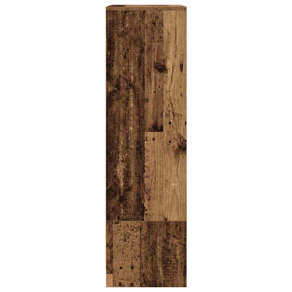 vidaXL Ντουλάπι με συρτάρι 55,5x34x119,5 εκ. Ξύλινο μηχανουργικό ξύλο