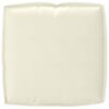 vidaXL Μαξιλάρι παλέτας για κάθισμα Κρεμ 50 x 50 x 12 cm Ύφασμα Oxford