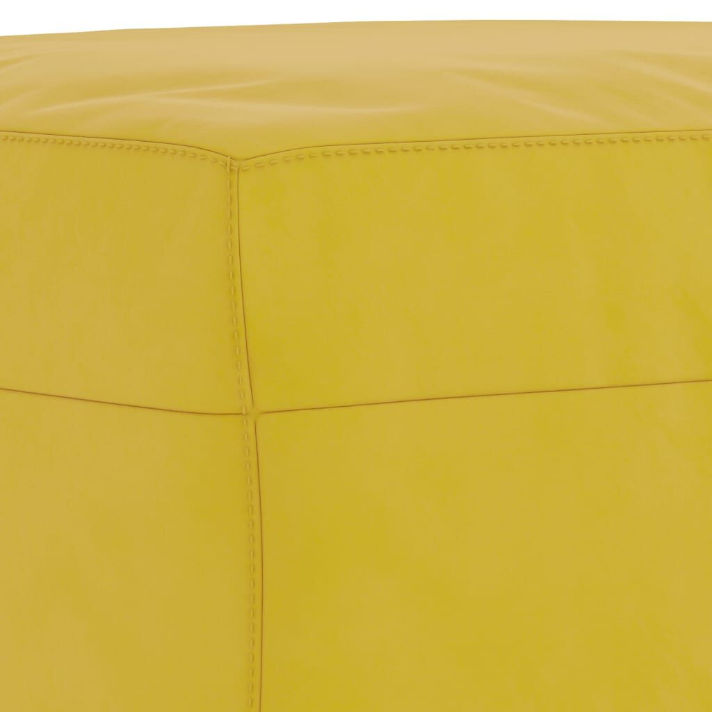 vidaXL Υποπόδιο Κίτρινο 60x50x41 εκ. Βελούδινο